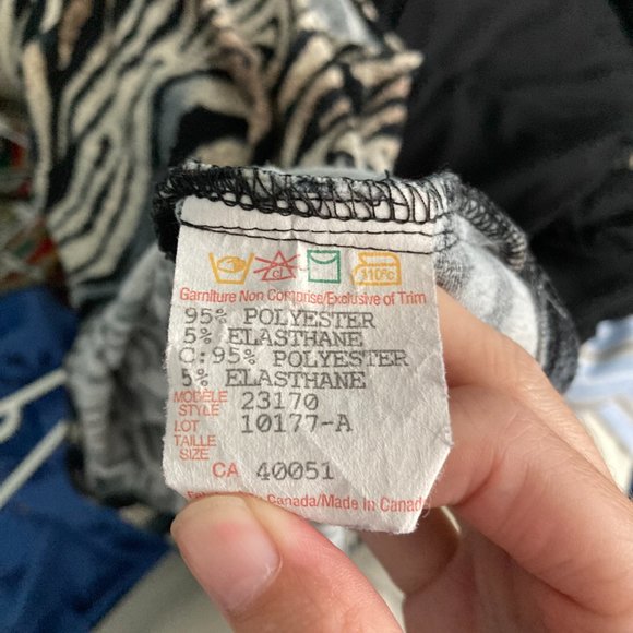 Frank Lyman Sleeveless Animal Print Top Belted Size 14 - Picture 7 of 7